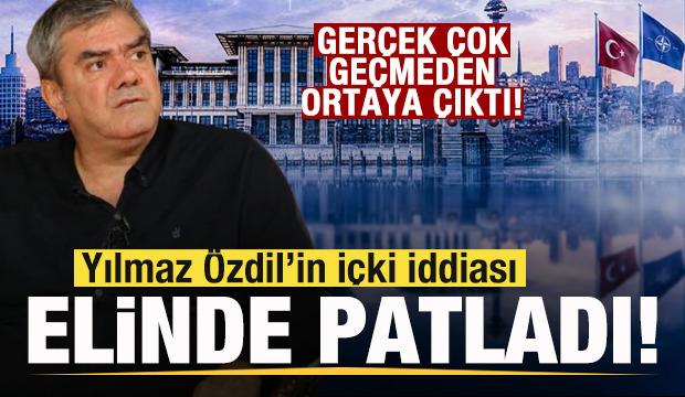 Yılmaz Özdil'in NATO yemeğinde 'içki' iddiası elinde patladı! Gerçek ortaya çıktı!
