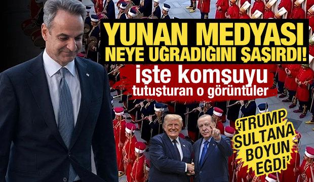 Yunan medyası neye uğradığını şaşırdı! İşte komşuyu tutuşturan o görüntüler