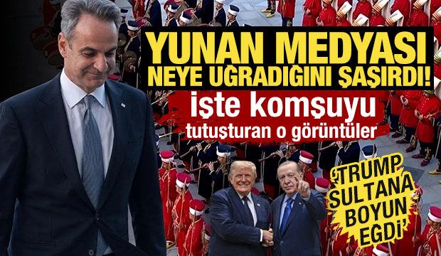 Yunan medyası neye uğradığını şaşırdı! İşte komşuyu tutuşturan o görüntüler