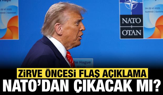 Zirve öncesi flaş açıklama: ABD NATO'dan çıkacak mı?