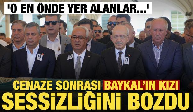 Aslı Baykal'dan cenaze sonrası Kılıçdaroğlu ve Özel'e gönderme: En önde yer alanlar...