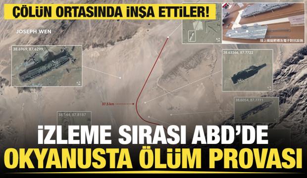 Çin'den çölün ortasında ABD'ye gözdağı: Okyanusta ölüm provası