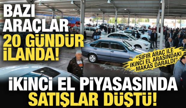 İkinci el satışlar düştü! Bazı arabalar 20 gündür ilanda