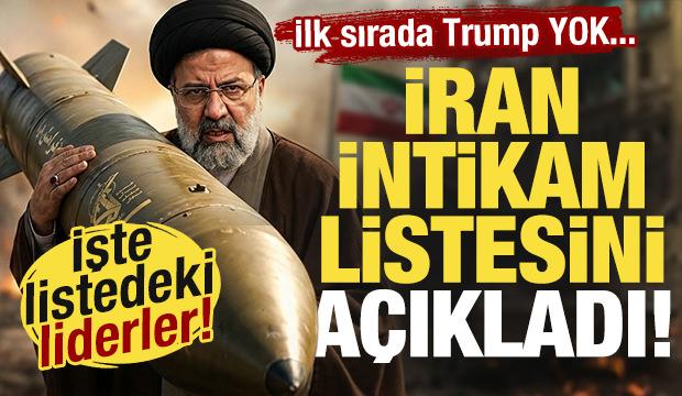 İran intikam listesini açıkladı! İlk sırada Trump yok! İşte listede yer alan liderler...