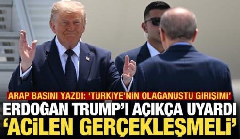 Lübnan basını: Trump, Türkiye'nin fikrini uyguluyor! Netanyahu'ya çağrı