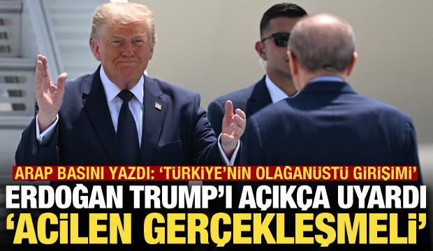 Lübnan basını: Trump, Türkiye'nin fikrini uyguluyor! Netanyahu'ya çağrı