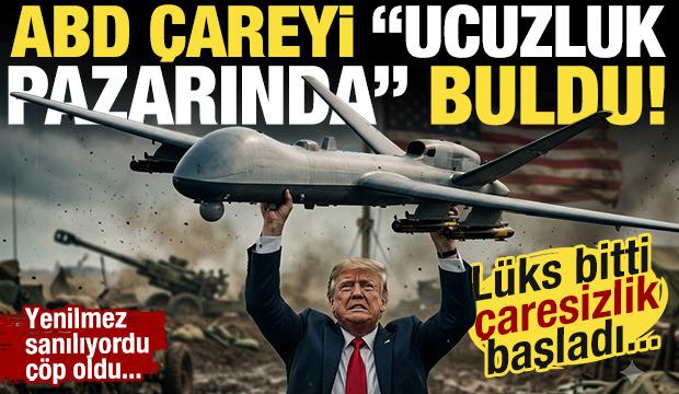 Lüks bitti, çaresizlik başladı! yenilmez sanılan MQ-9'lar çöp olunca 'ucuz İHA'ya yöneldi!