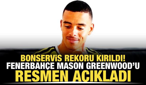 Mason Greenwood resmen Fenerbah&ccedil;e'de! Bonservis rekoru kırıldı