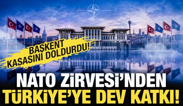 NATO Zirvesi'nden Türkiye'ye dev katkı: Başkent kasasını doldurdu!