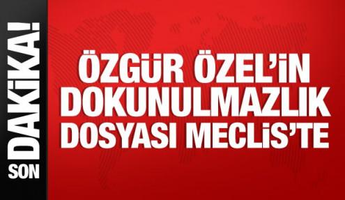 Özgür Özel dahil 7 milletvekiline ait 9 dokunulmazlık dosyası Meclis'te