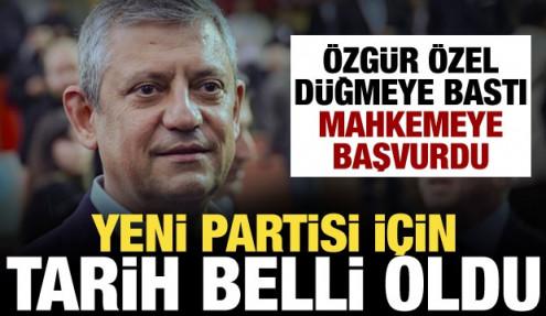 Özgür Özel'den son dakika kurultay hamlesi! Yeni partisi için tarih belli oldu