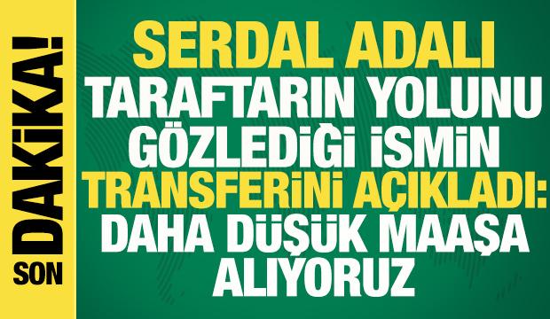 Son dakika: Serdal Adalı, Beşiktaş'ın yeni yıldızını duyurdu: Daha d&uuml;ş&uuml;k maaşa alıyoruz