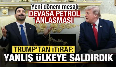 Trump'tan itiraf: Yanlış ülkeye saldırdık! Devasa petrol anlaşmasını duyurdu