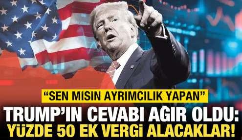 ABD resmen duyurdu: Kanada'ya yüzde 50 ek vergi!