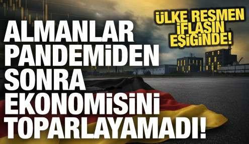 Almanya iflasın eşiğinde! Korkunç tablo ortaya çıktı