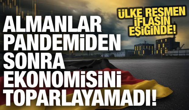 Almanya iflasın eşiğinde! Korkunç tablo ortaya çıktı