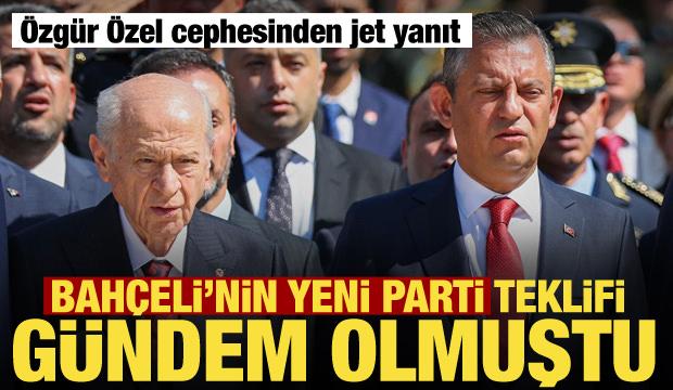 Bah&ccedil;eli'nin yeni parti teklifine &Ouml;zg&uuml;r &Ouml;zel cephesinden yanıt!