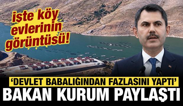 Bakan Kurum paylaştı: Devlet babalığından fazlasını yaptı