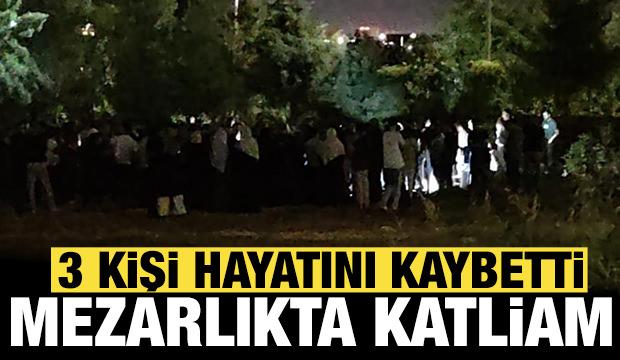 Batman'da mezarlıkta katliam: 3 kişi öldü!