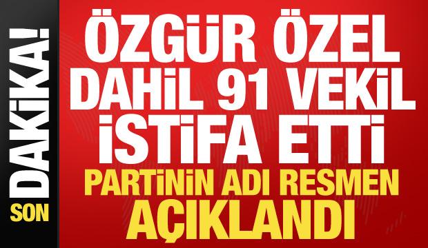 CHP'de tarihi kopuş! Özgür Özel dahil 91 milletvekili istifa etti! Yeni Parti kuruluyor...