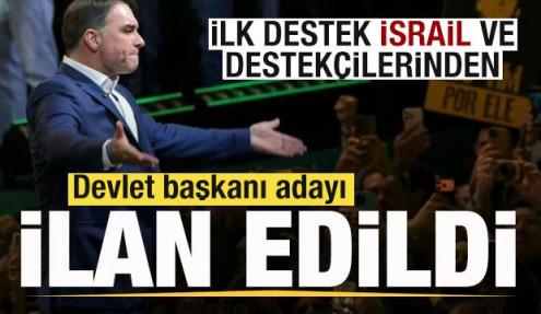 Devlet başkanı adayı ilan edildi! İlk destek İsrail ve destekçilerinden geldi