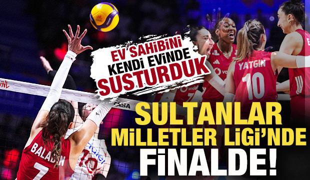 Ev sahibini kendi seyircisi &ouml;n&uuml;nde susturduk! Sultanlar, Milletler Ligi'nde finalde