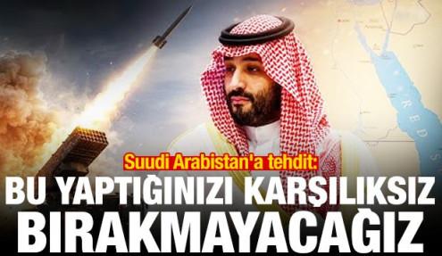 Husilerden Suudi Arabistan'a tehdit: Bunu karşılıksız bırakmayacağız