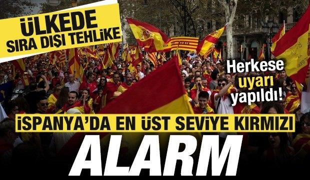 İspanya'da en üst seviye alarm! Ülkede sıra dışı tehlike! Tüm vatandaşlara uyarı yapıldı