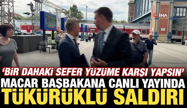 Macaristan Başbakanı Magyar'a t&uuml;k&uuml;r&uuml;kl&uuml; saldırı