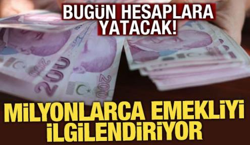 Memur emeklilerine zam farkı ödemeleri bugün yapılacak
