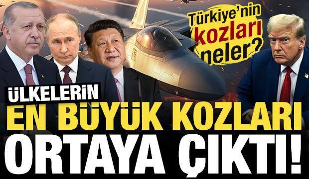 Olası büyük bir savaşta ülkelerin en büyük kozları açıklandı! Türkiye'nin kozları neler?