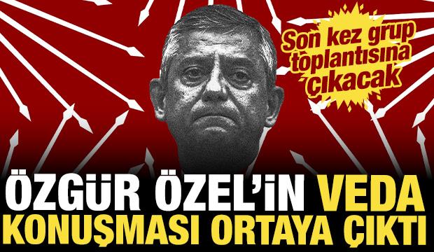 &Ouml;zg&uuml;r &Ouml;zel yarın son kez grup toplantısına &ccedil;ıkacak: Veda konuşması ortaya &ccedil;ıktı!