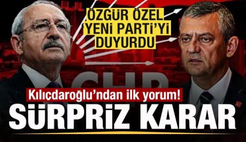 Özgür Özel 'Yeni Parti'yi duyurdu! Kılıçdaroğlu'ndan talimat! Sürpriz karar