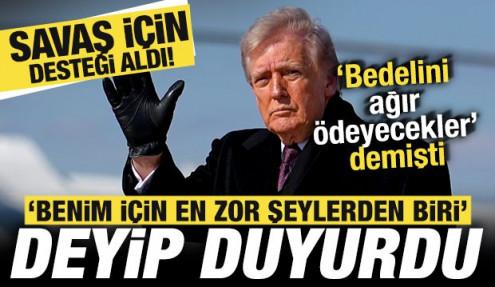 Savaş kızıştı! Trump'tan son dakika İran duyurusu! Ülkenin desteğini aldı