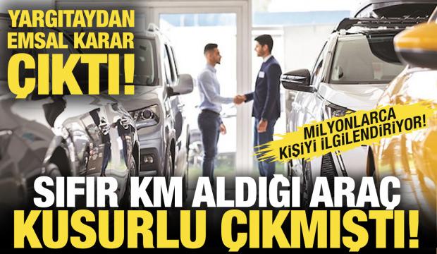 Sıfır aldığı araç boyalı çıkmıştı: Yargıtay'dan emsal karar çıktı!