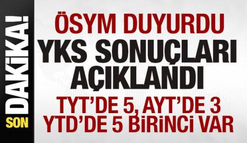 Son dakika: 2026 YKS sonuçları açıklandı