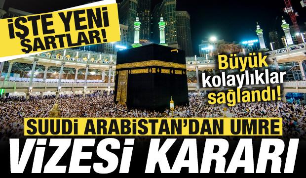 Suudi Arabistan'dan umre vizesi kararı! Büyük kolaylıklar sağladılar! İşte yeni şartlar