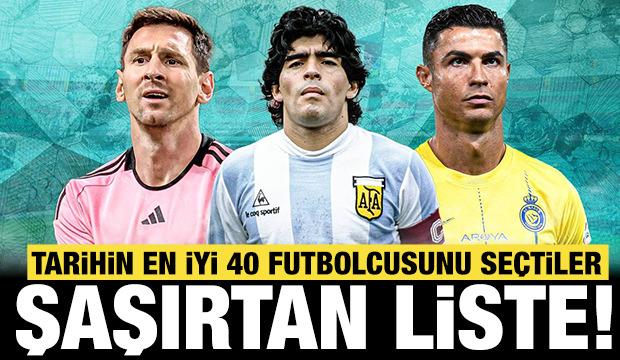 Tarihin en iyi 40 futbolcusunu se&ccedil;tiler: Şaşırtan liste!