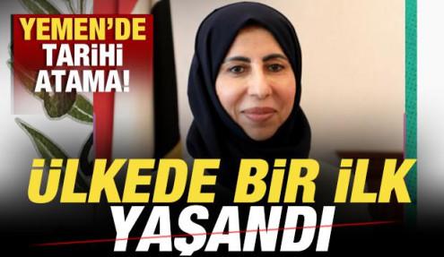 Yemen'de tarihi atama! Ülkede bir ilk yaşandı! İlk kez kadın Dışişleri Bakanı oldu