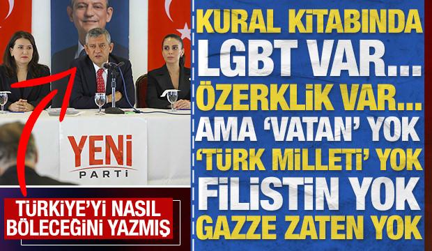 Yeni Parti'nin kural kitabı: LGBT'liler var, özerklik var ama vatan yok, Türk milleti yok