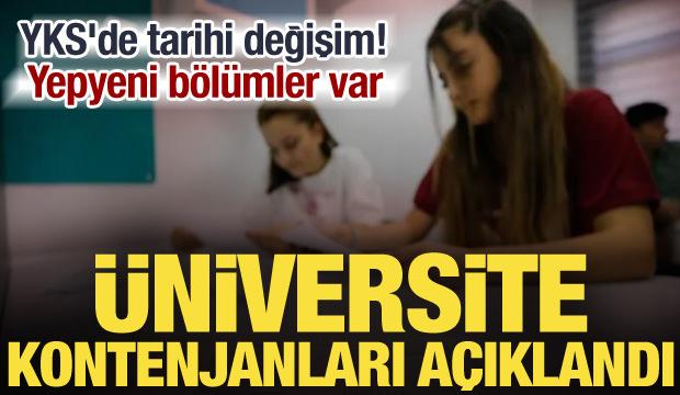 YKS tercih kılavuzu yayımlandı! İşte bu yılın kontenjanları ve yeni bölümleri