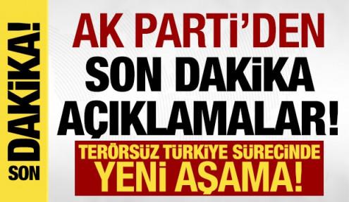 AK Parti'den son dakika Terörsüz Türkiye mesajı: Yeni bir aşamaya geçtik!