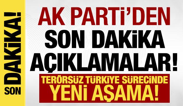 AK Parti'den son dakika açıklamalar!