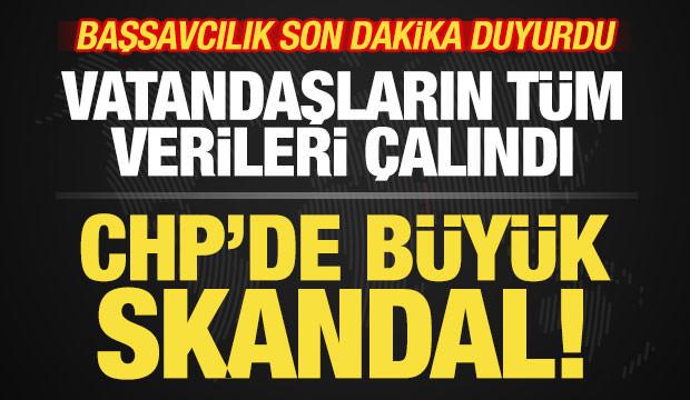 Başsavcılık son dakika duyurdu! CHP'de b&uuml;y&uuml;k skandal! Vatandaşların t&uuml;m verileri &ccedil;alındı