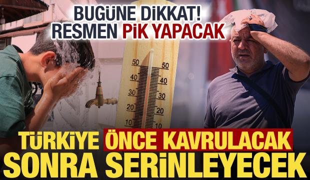 Bug&uuml;n yanacağız, yarın serinleyeceğiz! Meteoroloji yeni hava raporunu a&ccedil;ıkladı