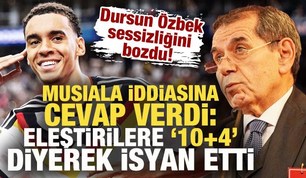 Dursun Özbek sessizliğini bozdu! 'Transfer' eleştirilerine '10+4' diyerek isyan etti