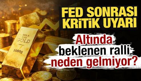 FED sonrası kritik uyarı: Altında beklenen ralli neden gelmiyor?