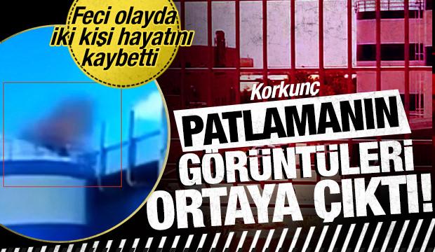 İki kişinin öldüğü korkunç patlamada dehşet anlarının görüntüleri ortaya çıktı