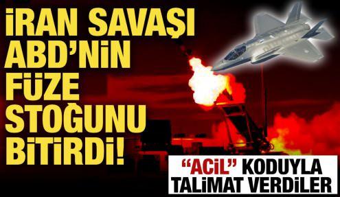 İran savaşı ABD'nin füze stoğunu bitirdi! Acil sipariş geçtiler