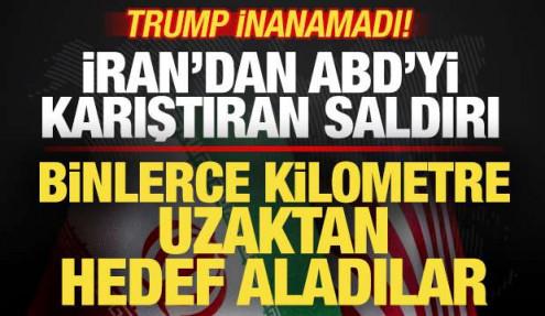 İran'dan ABD'yi karıştıran saldırı! Binlerce kilometreden hedef aldılar! Trump inanamadı!